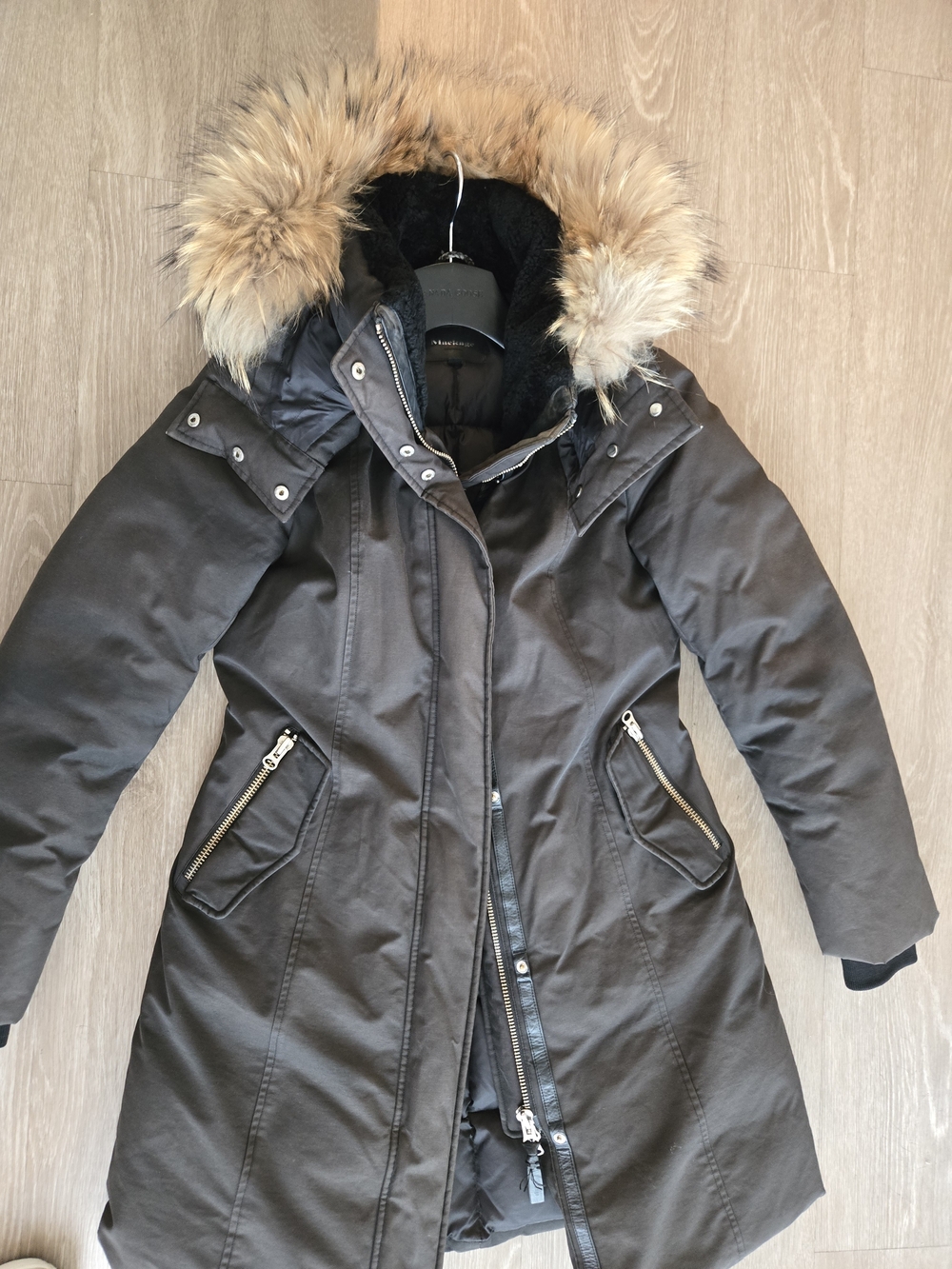 Mackage Parka with Removable Fur-Trim Hood - Picture 4 of 5